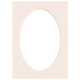 Passe partout 13x18 (10x15) OWAL BEŻOWE POWDER - LUCA Q5205