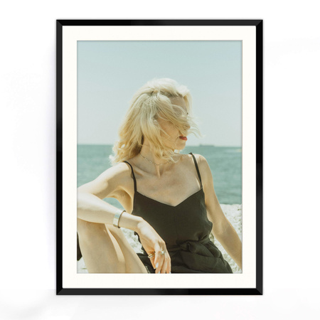 Ramka HEN PASS 2 z passe-partout – rozmiar 60x80 cm (okienko 50x70 cm)