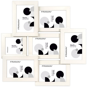 Multirama na 7 zdjęć MULTI  HEN 1 ramka na zdjęcia - biała