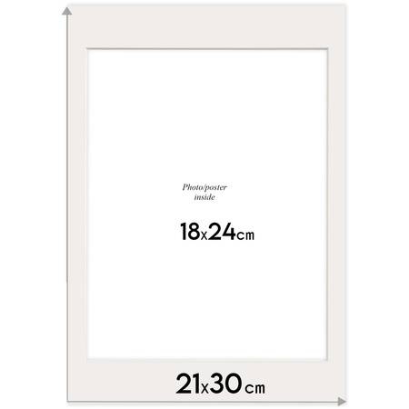 Passe partout 21x30 (18x24) SREBRNE SILVER - LUCA Q5902