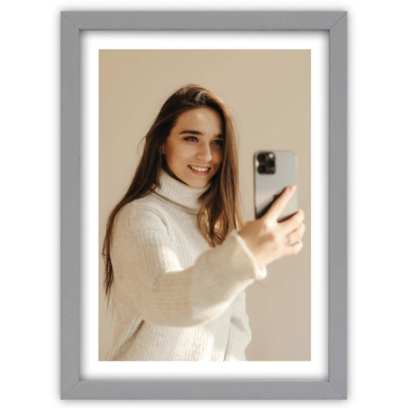 Zestaw szarych ramek na 14 zdjęć PINIA 05 GF0001