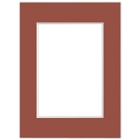 Passe partout 13x18 (9x13) CZERWONY - CAYENNE - LUCA Q5701