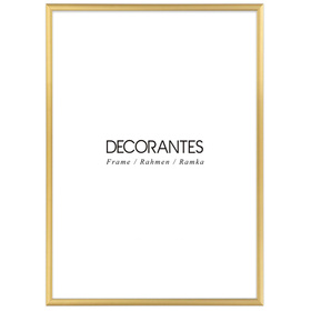 Ramka aluminiowa złota ROYALL 29,7X42 cm