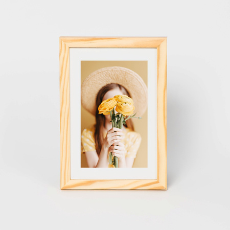 Ramka drewniana NYBYN 0 10x15 cm