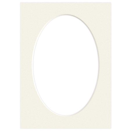 Passe partout 13x18 (10x15)  OWAL BEŻOWE OYSTER - LUCA Q5210