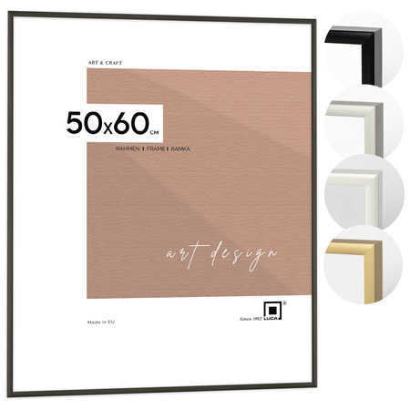 Ramka aluminiowa czarna ROYALL 50x60 cm