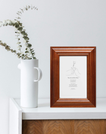 Ramka drewniana DRL N 3 15x21 cm