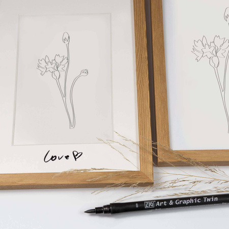 Passe partout 70x100 (60x80) - BIAŁY CHALK LUCA Q5103