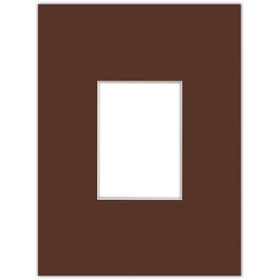 Passe partout 30x40 (13x18) BRĄZOWE CHOCOLATE - LUCA Q5603