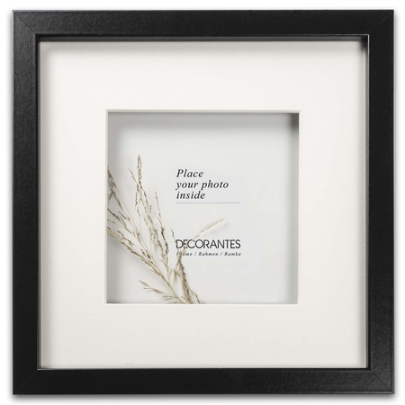 Ramka przestrzenna EXPO 3D Czarna 40x40 cm (30x30cm)