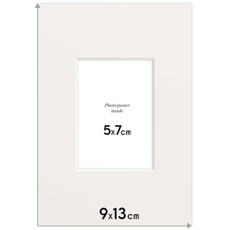 Passe partout 9x13 (5x7) LUCA Q5105 MILK - MLECZNY