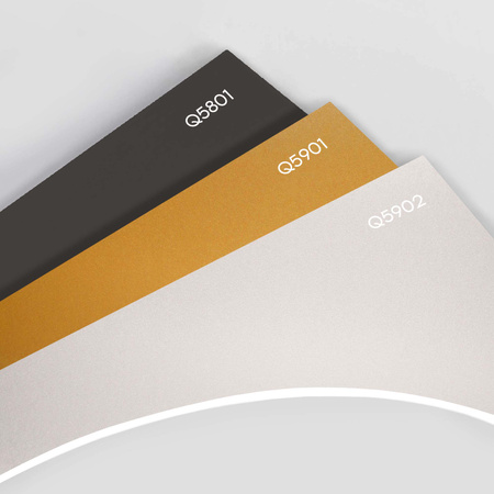 Passe partout 40x50 (30x40) OWAL SREBRNE SILVER - LUCA Q5902