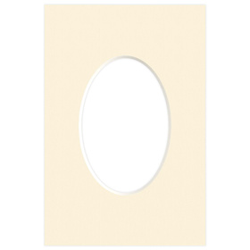 Passe partout 10x15 (6x9) OWAL BEŻOWE BISQUIT - LUCA Q5203