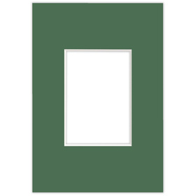 Passe partout 9x13 (5x7) ZIELONE MALACHITE - LUCA Q5506