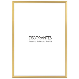 Ramka aluminiowa złota QAL 29,7X42 cm