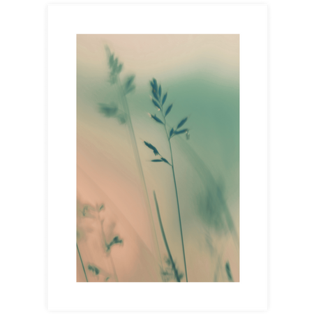 Zestaw plakatów Green Start w ramkach w kolorze naturalnego drewna