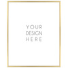 Ramka aluminiowa złota ROYALL 40x50 cm