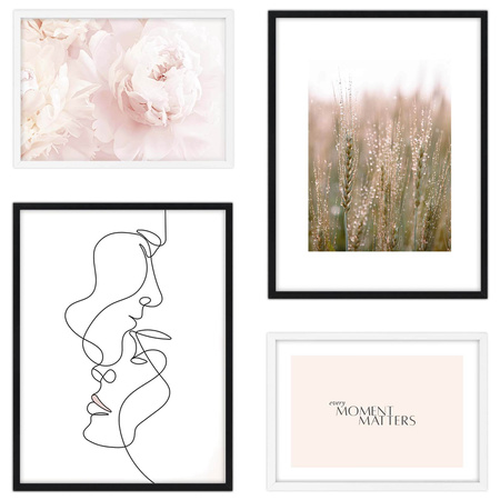 Komplet obrazów Nature w ramie