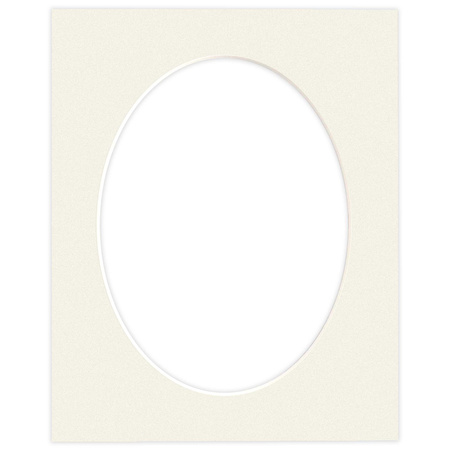 Passe partout 24x30 (18x24)  OWAL BEŻOWE OYSTER - LUCA Q5210