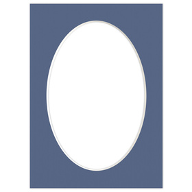 Passe partout 13x18 (10x15) OWAL NIEBIESKIE BLUE - LUCA Q5402