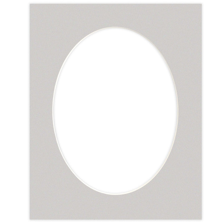 Passe partout 40x50 (30x40) OWAL SZARY - STONE - LUCA Q5304