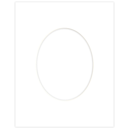 Passe partout 40x50 (24x30) BIAŁY OWAL SUPER WHITE LUCA Q5101