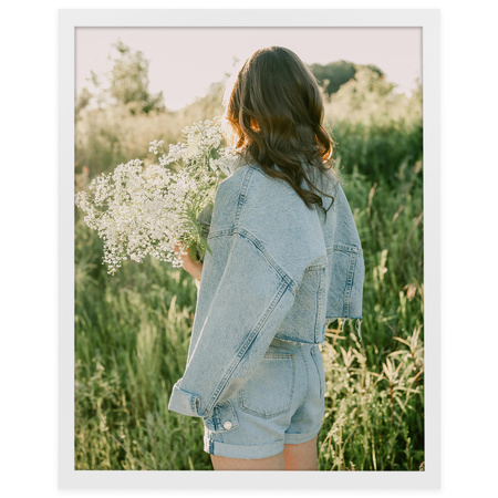 Ramka biała HEN 1 40x50 cm