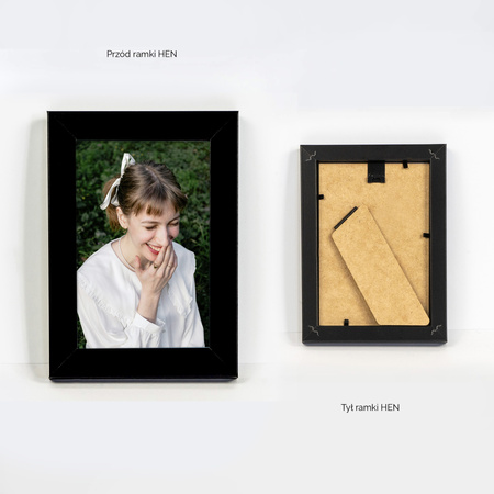 Ramka czarna HEN 2 10x15 cm