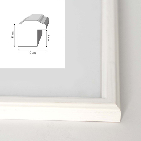 Zestaw białych ramek na 4 zdjęć PRESTO 1 GF0003