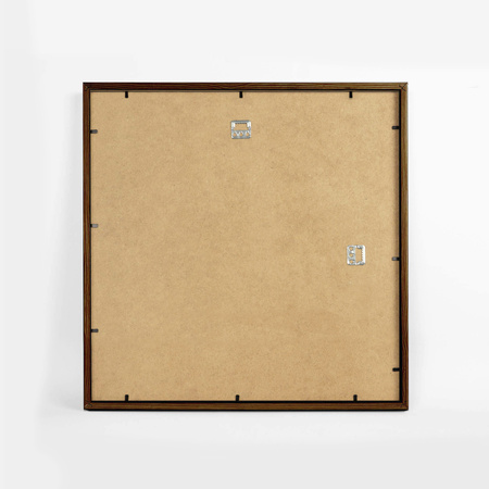 Foto Galeria 40x40 cm kolor brązowy - ramka z passe partout na 4 zdjęcia 21x30 cm i 9x9 cm