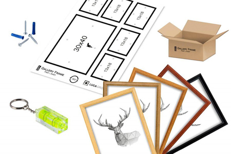 Zestaw ramek PRESTO 5 GF0004 - galeria ramek na 9 zdjęć