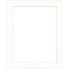 Passe partout 28x35 (24x30) LUCA Q5102 SNOW WHITE BIAŁY