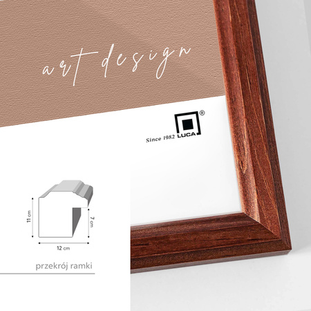 Zestaw brązowych ramek na 6 zdjęć PRESTO 5 GF0002