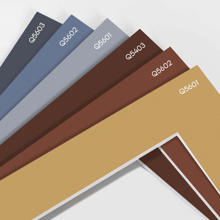 Passe partout 28x35 (20x30) BRĄZOWE CHOCOLATE - LUCA Q5603