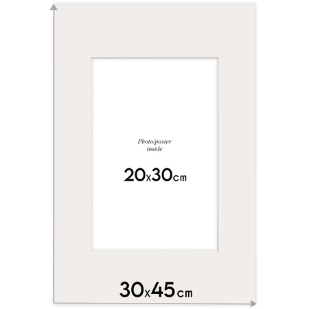 Passe partout 30X45 (20X30) BEŻOWE CRAFT - LUCA Q5208