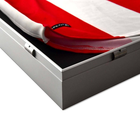 Frame Box I SILVER 70x90 cm aluminiowa ramka do oprawy koszulek sportowych