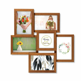 Multirama MULTI BROWN 61 ramka na 6 zdjęć