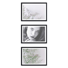 Zestaw czarnych ramek na 3 zdjęcia PINIA 2 GF0025