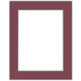 Passe partout 40x50 (30x40) CZERWONE WINE - LUCA Q5707
