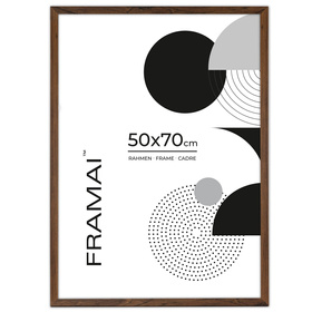 Ramka brązowa HEN 4 50x70 cm