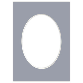 Passe partout 21x30 (15x21) OWAL- BŁĘKITNE SKY - LUCA Q5401