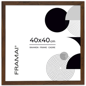 Ramka brązowa HEN 4 40x40 cm