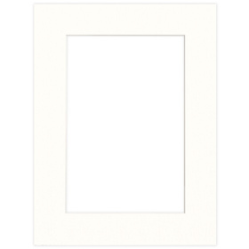 Passe partout 60x80 (40x60) LUCA Q5102 SNOW WHITE BIAŁY