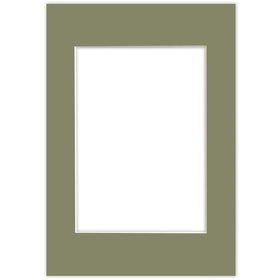 Passe partout 21x30 (15x21) ZIELONE EVERGREEN - LUCA Q5504