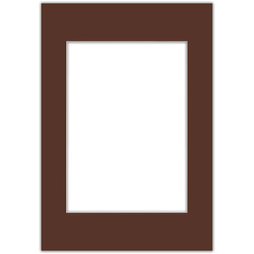 Passe partout 70x100 (50x70) BRĄZOWE CHOCOLATE - LUCA Q5603