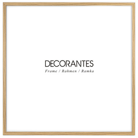 Ramka na zdjęcia 50x50 cm w dębowym kolorze FDM 02 kwadratowa 