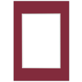 Passe partout 21x30 (15x21) CZERWONE CLARET - LUCA Q5706