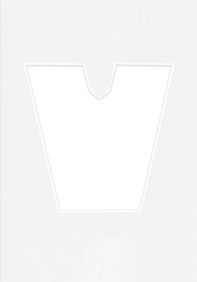 Passe Partout okienko w kształcie LITERKI "V"