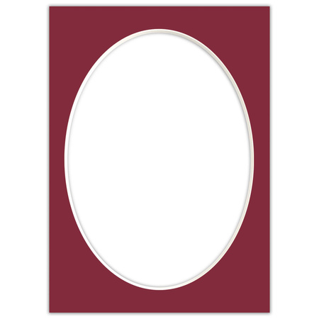 Passe partout 15x21 (13x18) OWAL BORDOWE - LUCA Q5706