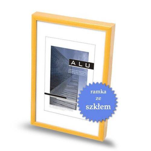 Ramka ALU C 10 ŻÓŁTA 15x21 cm